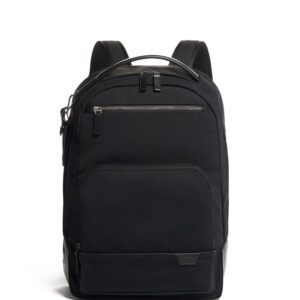 TUMI Harrison Series Men's Business Laptop Backpack 06602023 Black Leather